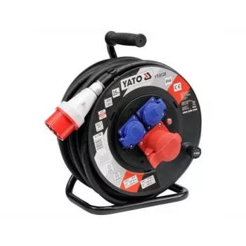 Yato YT-8120 johtokela 3 pistorasiaa 25 m