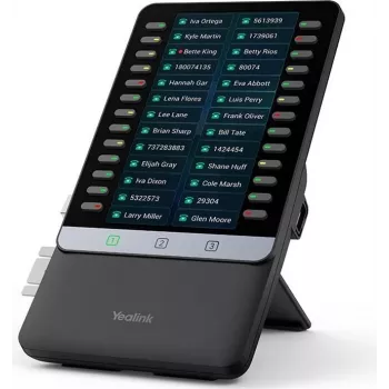 Yealink EXP55 IP-puhelimen laajennusmoduuli 20 ohjelmoitavalla painikkeella ja 4,3 tuuman värillisellä LCD-näytöllä