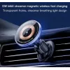 YESIDO 15W ilmanvaihtosuuttimeen MagSafe-magneettinen langaton latausteline musta