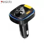 YESIDO Bluetooth-FM-lähetin 43W pikalaturi autoon Y45 musta