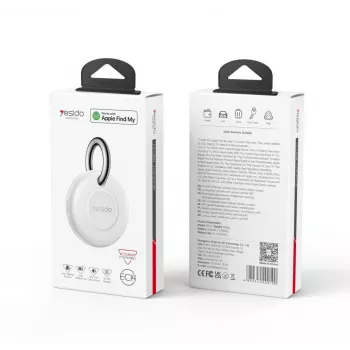 YESIDO GPS-paikannin kompakti Apple Wo ist? - valkoinen