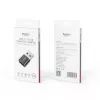 YESIDO GS09 Mini alumiiniseos USB Type-C - USB-A OTG -adapteri musta