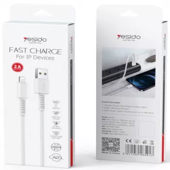 YESIDO PVC-datakaapeli CA120C valkoinen