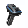 YESIDO Y44 MP3-soitin Bluetooth-autolaturi, 2 USB, musta