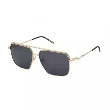 ZADIG & VOLTAIRE SZV413-580300 miesten aurinkolasit musta asetaatti harmaat linssit 58 mm