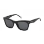 ZADIG & VOLTAIRE naisten kulmikkaat aurinkolasit SZV373-530700 musta/harmaa 53 mm