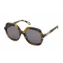 Zadig & Voltaire naisten kulmikkaat aurinkolasit SZV404-5607HL Havana/ruskea gradient 56 mm