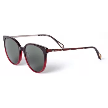 ZADIG & VOLTAIRE naisten aurinkolasit SZV307-5506BD - suorakaiteen muotoinen asetaattikehys UV400 harmailla polykarbonaattilinsseillä 55/19/145 mm