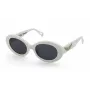 ZADIG & VOLTAIRE naisten aurinkolasit SZV460S5303GF - musta asetaattikehys, harmaat liukuvärjätyt linssit, 53 mm