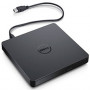 Dell - asema - DVD+/-RW - USB2.0 - ulkoinen - musta - malleihin Chromebook 3110, 3110 2-in-1, OptiPlex 30XX, 7080, Precision 3260, 7670, Vostro 15 3510 (DW316)