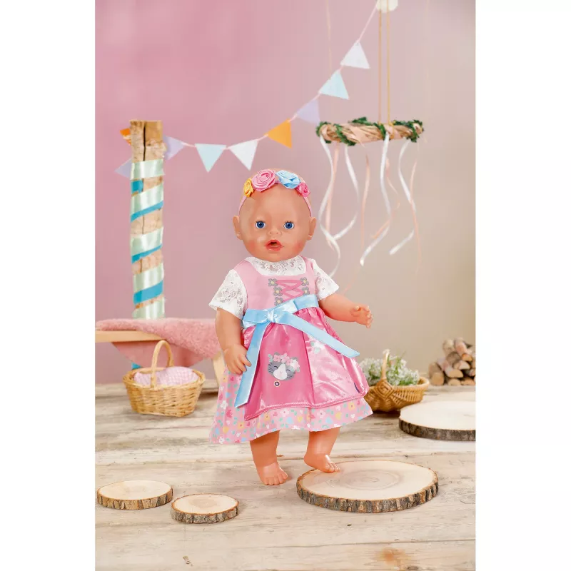 ZAPF CREATION BABY born Dirndl 43 cm nuken asu