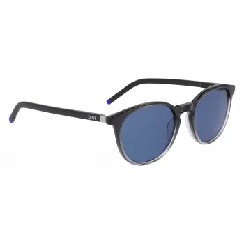 ZEISS MAN aurinkolasit ZS2251051200 - musta asetaattikehys, harmaat polykarbonaattilinssit, 51/20/145 mm