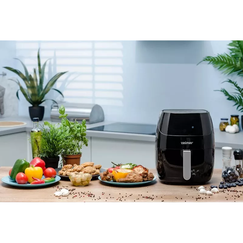 Zelmer ZAF5500B Elektra 5L airfryer-kuumailmafriteerauskeitin