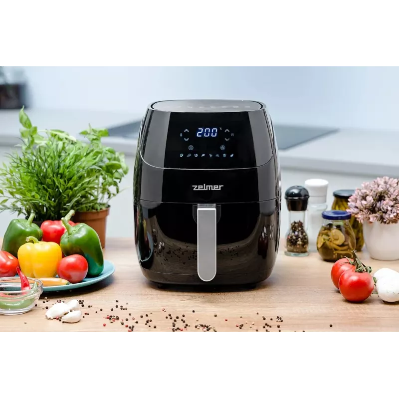 Zelmer ZAF5500B Elektra 5L airfryer-kuumailmafriteerauskeitin