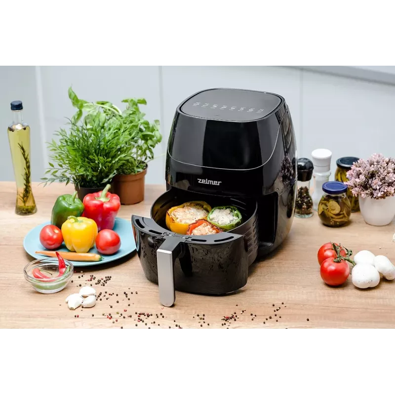 Zelmer ZAF5500B Elektra 5L airfryer-kuumailmafriteerauskeitin