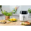 Zelmer ZAF5501W öljytön kiertoilmakypsennin, 5L, 1500W, digitaalinen kosketuspaneeli, valkoinen