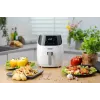 Zelmer ZAF5501W öljytön kiertoilmakypsennin, 5L, 1500W, digitaalinen kosketuspaneeli, valkoinen