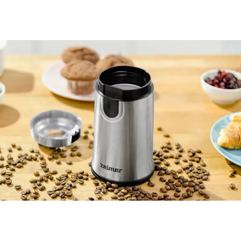 Zelmer ZCG7425 kahvimylly, 150 W terämylly, 50 g tilavuus, musta