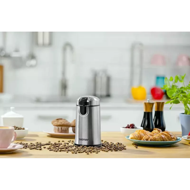 Zelmer ZCG7425 kahvimylly, 150 W terämylly, 50 g tilavuus, musta