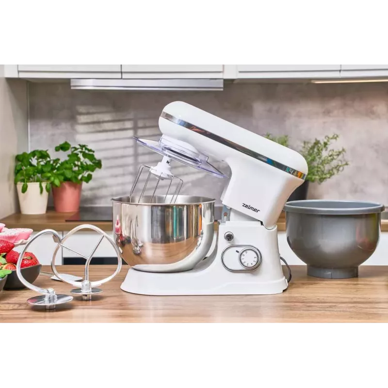 Zelmer ZKR1350 tehosekoitin 1000 W 4 L kulho valkoinen