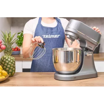 Zelmer ZKR2010 pöytäblender Super Silent, 1000 W, 4,5 l, valkoinen/hopea