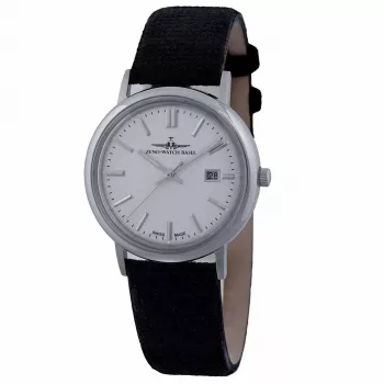 ZENO MAN automaattikello ZE5177-1 (38 mm) musta kellotaulu nahkaranneke
