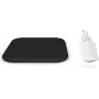 Zens yksittäinen langaton laturi Combi Pack USB - Qi-sertifioitu 10W pikalatausalusta 12W virtalähteellä, musta