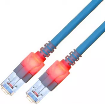 ZVK GMBH Easylan DualBoot LED Cat.6 S/FTP -patchkaapeli, RJ45, LSOH, sininen, 25 m CS1OBCDCD0250