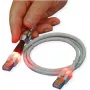 ZVK GmbH EasyLan DualBoot LED patchkaapeli RJ-45 pistoke RJ-45 pistoke 50 cm SFTP CAT 6 sininen CS1OBCDCD0005