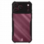 Tactical Quantum Stealth kotelo iPhone 17 Pro Max / 18 Pro Max, läpinäkyvä/musta