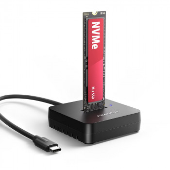 AXAGON ADSA-M2C11L M.2-NVMe-SSD-telakka, USB-C 10Gbps