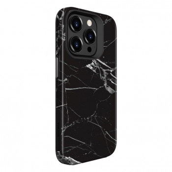 Evelatus EVEAPP15PMACPMB Armor-kuori Apple iPhone 15 Pro Max, TPU/PC, marmori musta