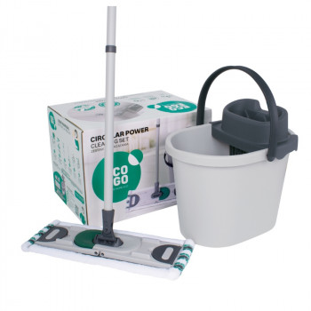 ECO EGO CIRCULAR POWER litteämoppisetti 13 l ämpärillä ja puristimella