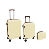 ORDINETT 3-osainen matkalaukkusetti, 60 l + 43 l + 15 l, valkoinen