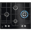 Electrolux KGG6456K 60 cm kalusteisiin asennettava kaasuliesi 4 polttimolla, musta lasi