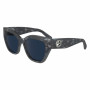 Longchamp LO741S-406 naisten aurinkolasit, havanna-kehys, ruskea gradient-lasi, 55mm