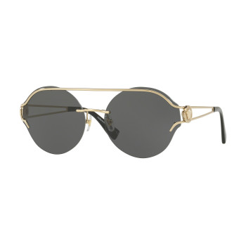 Versace naisten VE21841252876 pilotti aurinkolasit vaaleankulta harmaa liukuväri 61mm