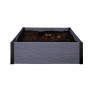 KETER reunus neliömäiseen kukkapenkkiin Maple Square 106x106x32cm harmaa