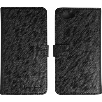 nevox 1205 Sheets musta - harmaa puhelimen suojakotelo (1205)