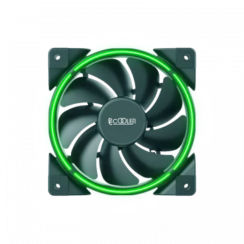 120 mm:n kotelotuuletin PCCOOLER CORONA-vihreä, 1000–1800 kierr./min, 120 mm