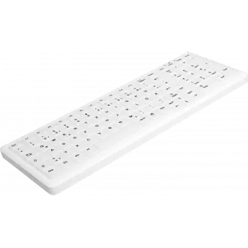 Contour Design Active Key AK-C4110 näppäimistö lääketieteellinen RF langaton QWERTZ saksa valkoinen