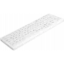 Active Key AK-4100 näppäimistö USB QWERTY englanti valkoinen mini johdollinen 82 näppäintä