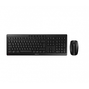 CHERRY Stream Desktop näppäimistö hiiri sis. RF Wireless belgialainen musta