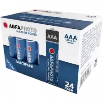 AgfaPhoto Power LR03 Micro (AAA) -paristo alkali-mangaani 1,5 V 24 kpl (110-819938)