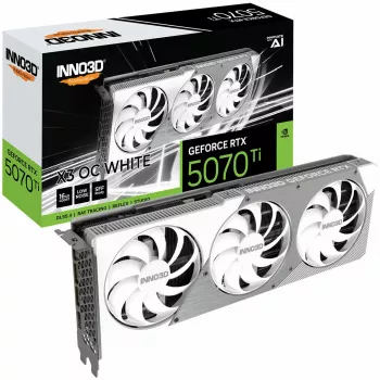INNO3D GeForce RTX 5070 Ti X3 OC WHITE 16GB GDDR7 näytönohjain