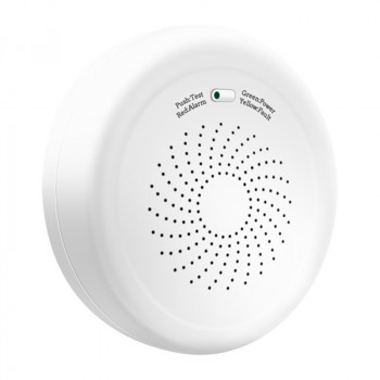 MOES ZSS-QY-GL-U ZigBee maakaasuilmaisin USB-C-virtalähteellä